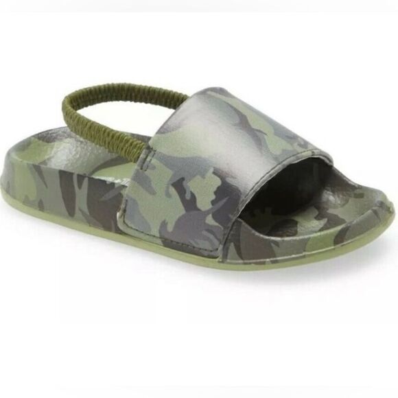Tucker & Tate camouflage Sandal Jessiee Slide Size 8 NWT - Picture 2 of 4